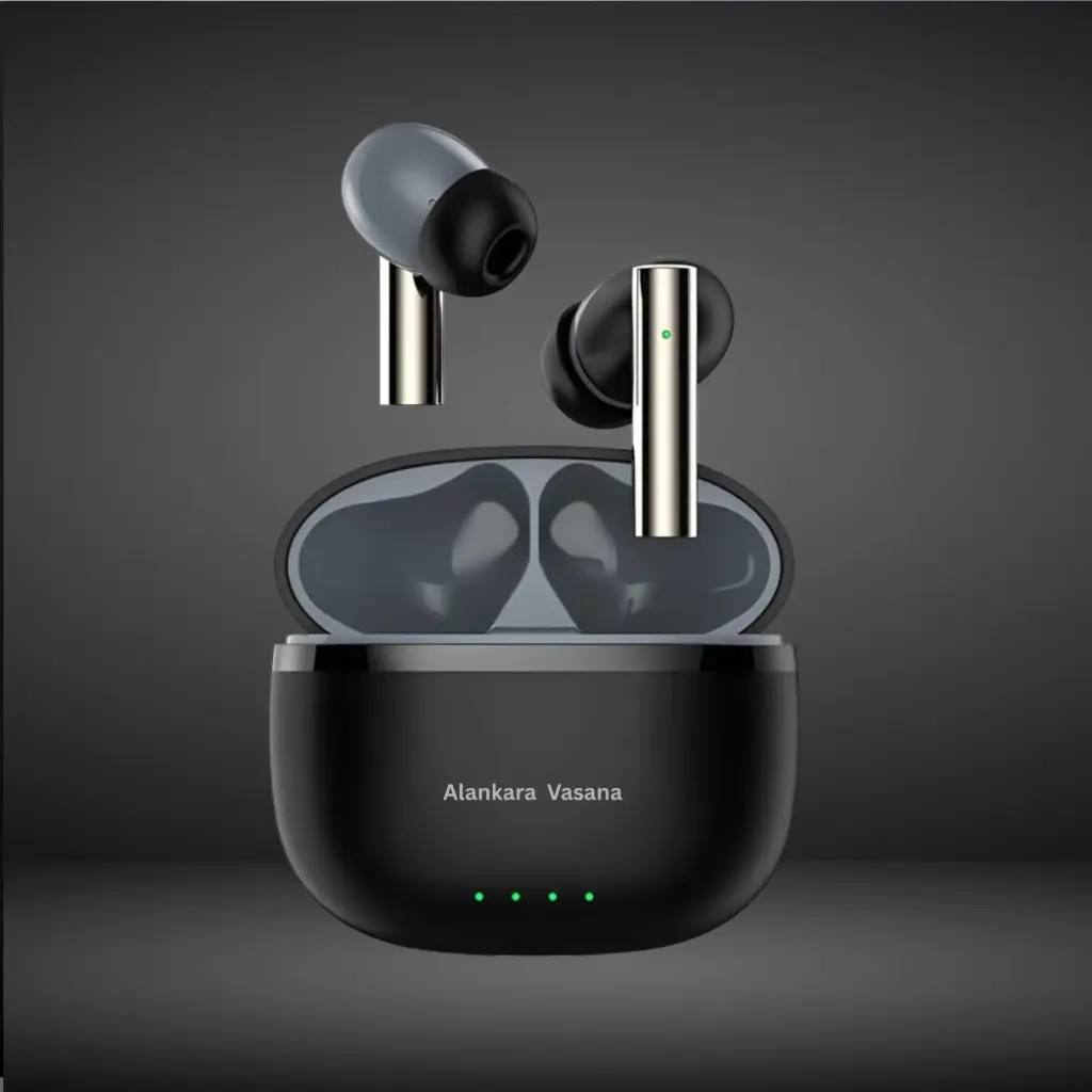 171X TWS – 50H Playtime, AI-ENC Mic, Low Latency Gaming (Black)