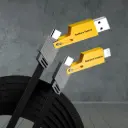 4-in-1 Braided Fast Charging Cable – 65W, Multiport, 1.5m, Black