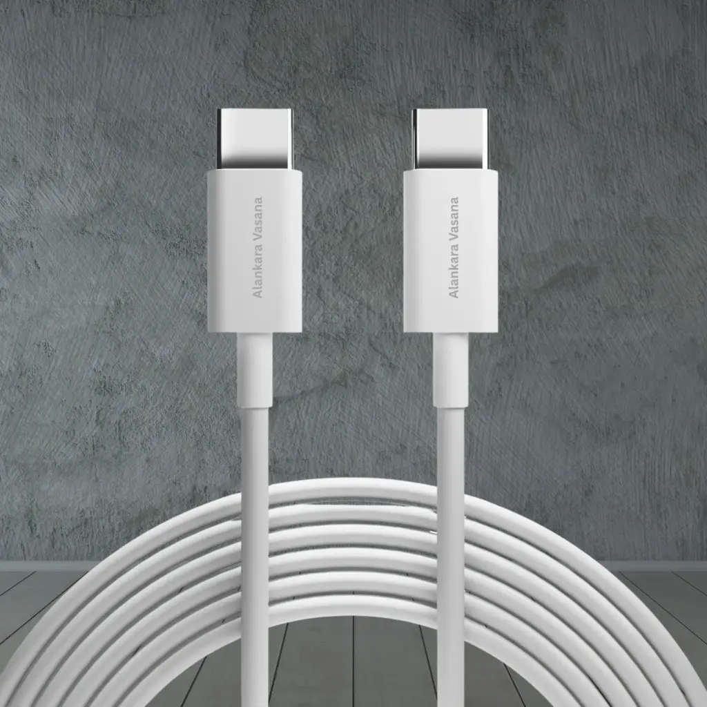 Google Pixel Type-C to C Cable – 30W Fast Charge, White