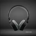 SH-12 – Wireless Over-Ear Headphones with Mic, Black