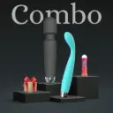 Ultimate Relaxation Combo – Black Wand Massager, Blue Groove Massager, 50ml Lubricant & Mystery Box