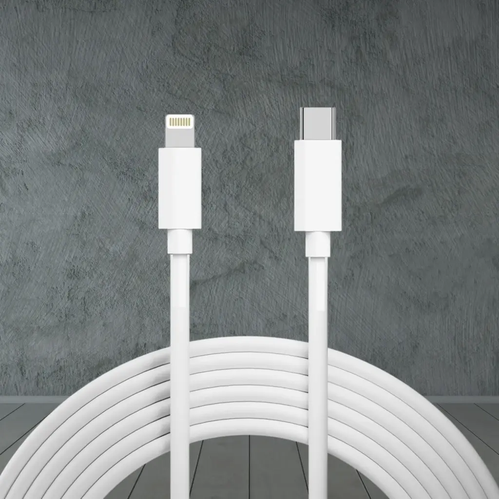 USB-C to Lightning Cable – 27W PD, MFi Certified, 1M, White