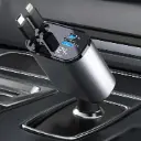 120W 4-in-1 Car Charger – Retractable Cables & USB Ports