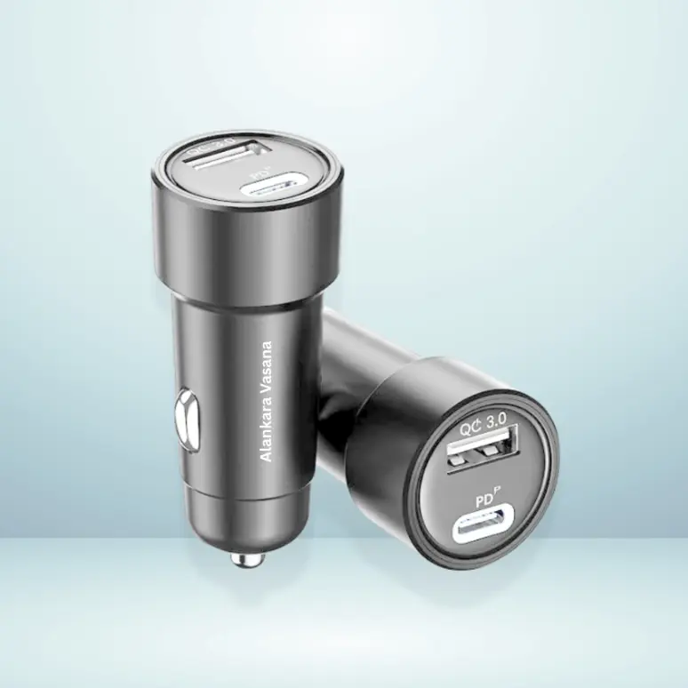 20W Type-C PD Car Charger – Fast Charger (Grey)