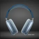 P9 Plus – On-Ear Bluetooth Headset with Mic, Blue