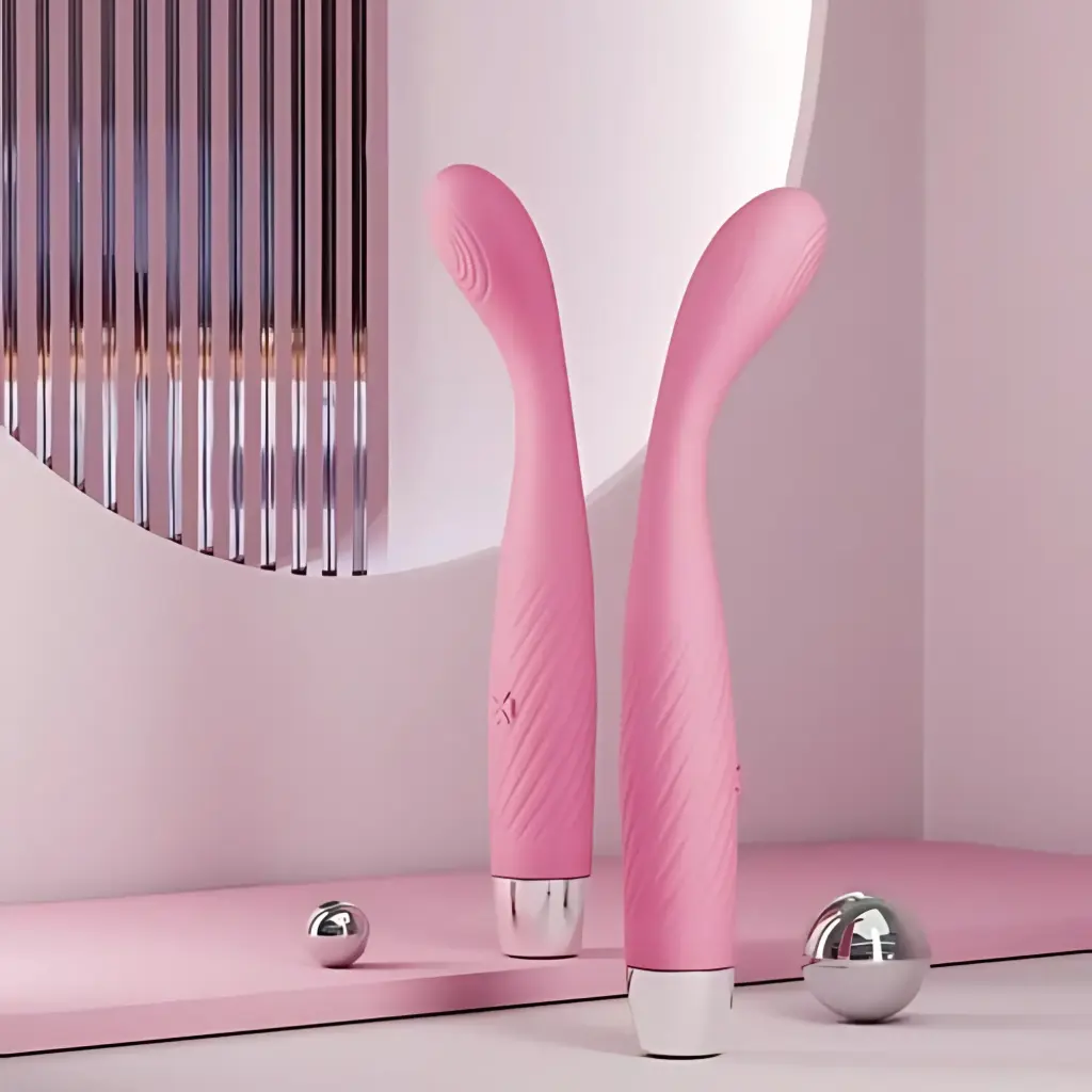 Groove Full Body Massager – 10 Modes, Waterproof, Rechargeable, Pink