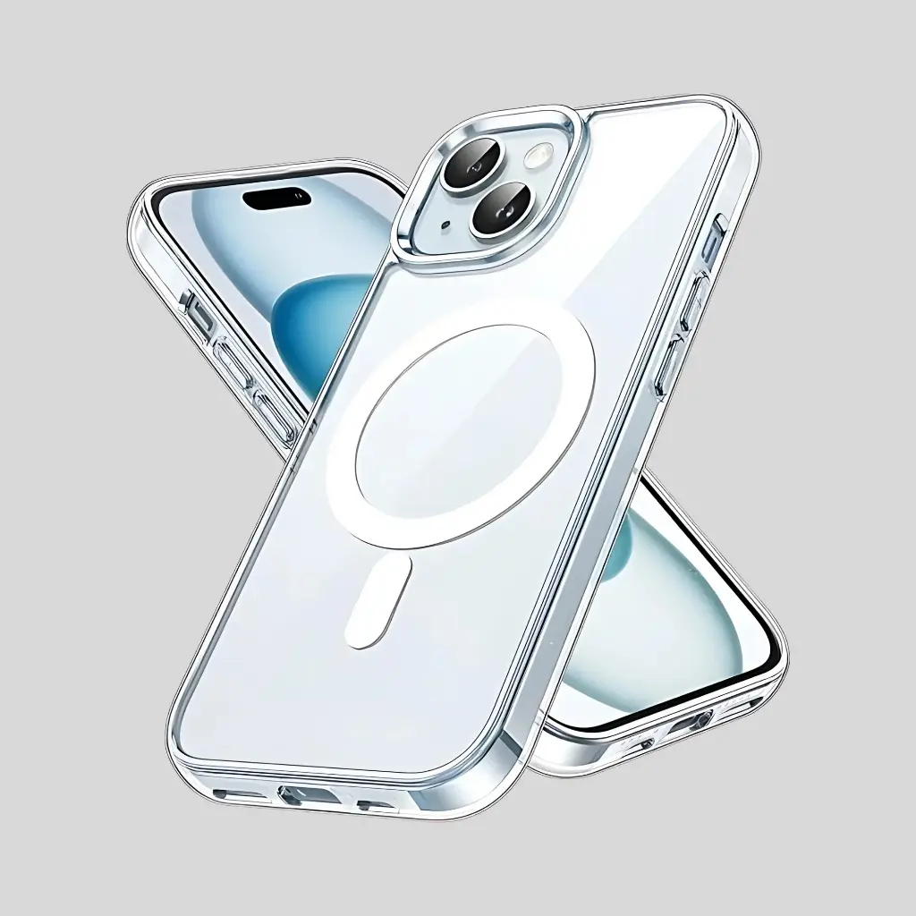 Magfit Cover – iPhone 15, MagSafe, Shockproof Transparent Case