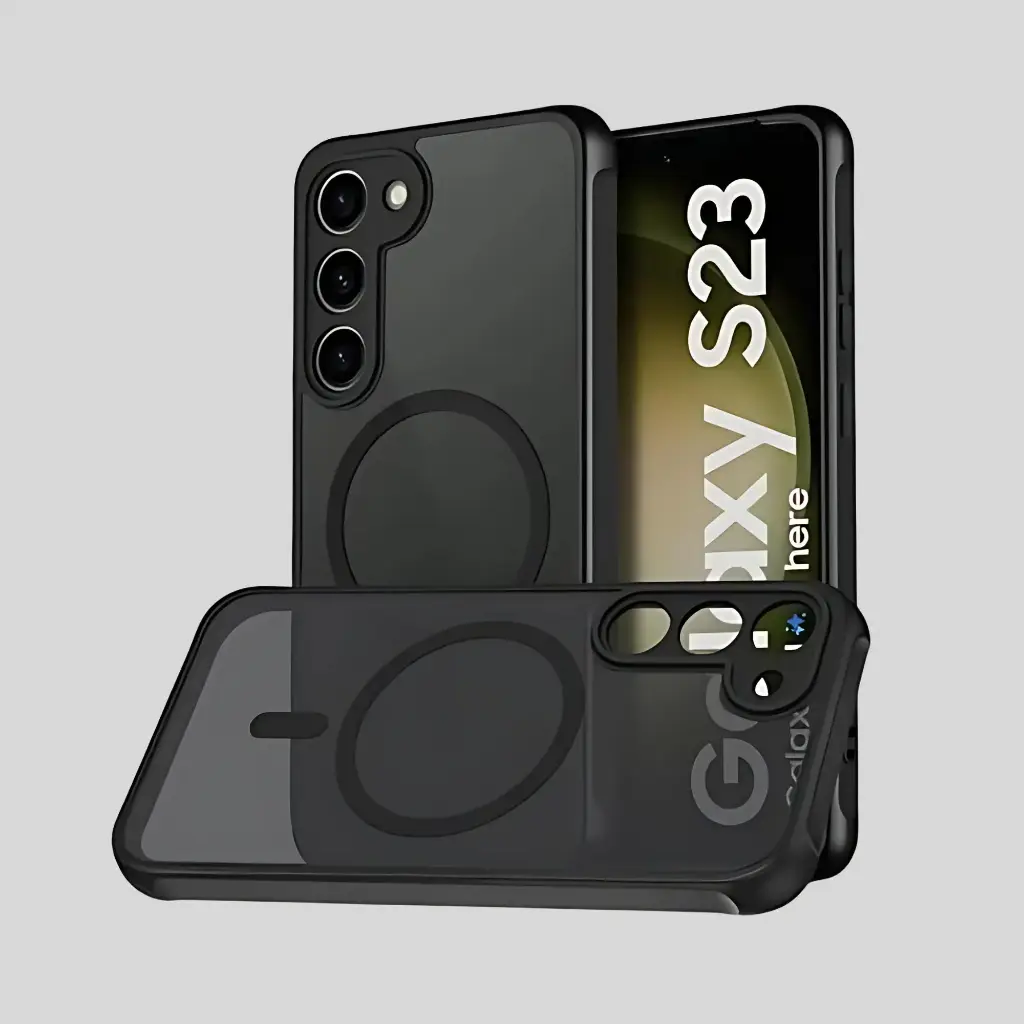 Magfit Cover – Samsung S23, MagSafe, Shockproof Transparent Case