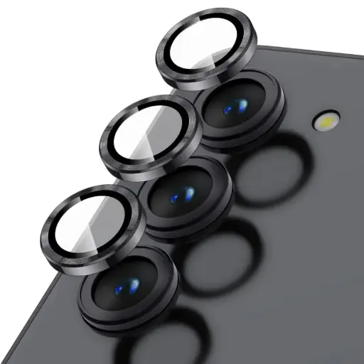 [AV-CL-S23] Camera Lens Ring Guard – Samsung S23, HD Clear, Silver