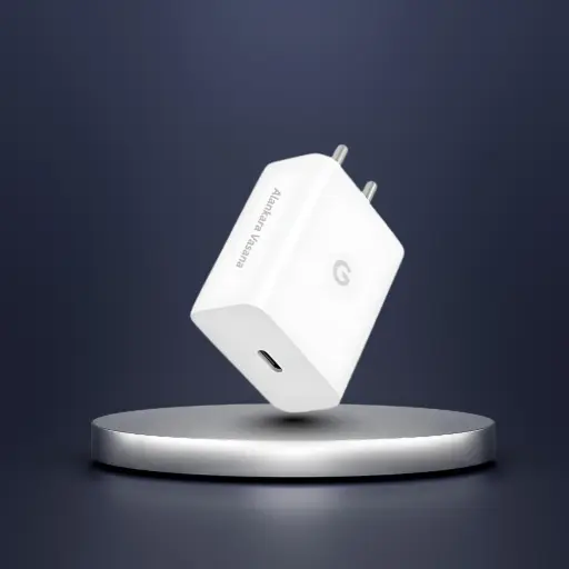 [AV-G-30W] 30W Type-C Fast Charger – Compatible with Google Pixel & More, White