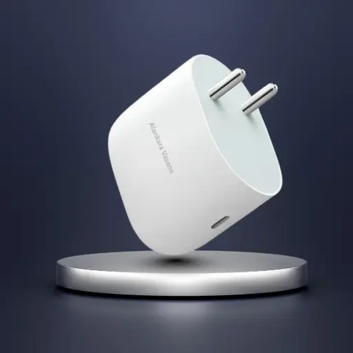 [AV-G-45W] 45W Type-C Fast Charger – Compatible with Google Pixel & More, White