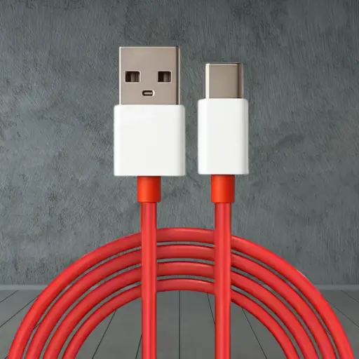 [AV-USBTOC-RED] 80W Warp/Dash Type-C to C Cable – Fast Charge for OnePlus Series