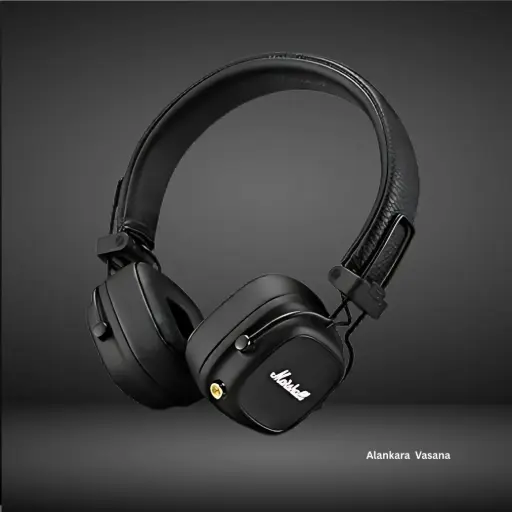 [AV-HP-MS] Marshall Major IV – Wireless On-Ear Headphones with Mic, Black