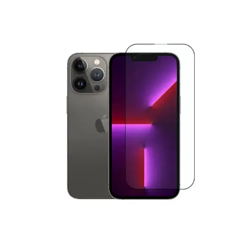 [AV-SP-IP13PM] Military-Grade Gorilla Glass – iPhone 13 Pro Max, Black, Edge-to-Edge