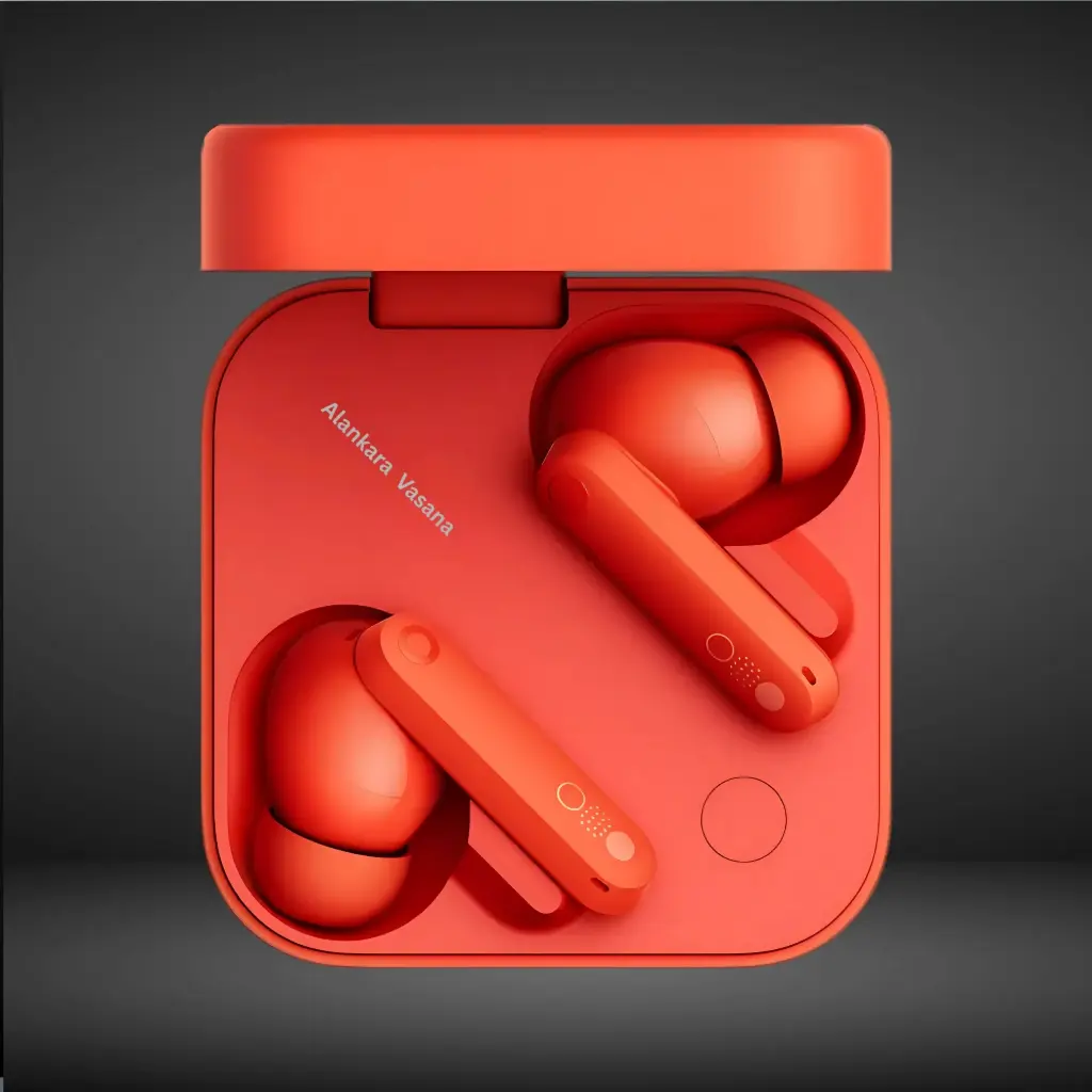 [AV-EAR-CMF-SQ(ORNG)] CMF Buds 2a (Orange) – ANC, Ultra Bass, 35.5Hrs, Fast Charge