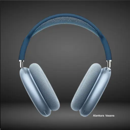 [AV-HP-P9-BLU] P9 Plus – On-Ear Bluetooth Headset with Mic, Blue