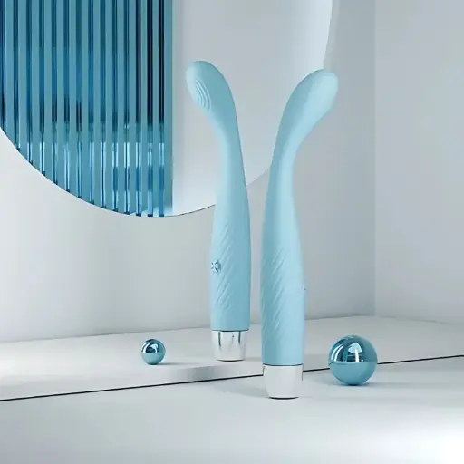 [AV-BM-GRV-BLU] Groove Full Body Massager – 10 Modes, Waterproof, Rechargeable, Blue