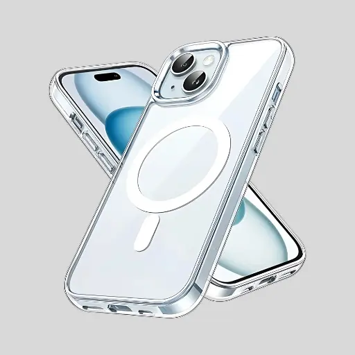 [AV-CVR-IP15] Magfit Cover – iPhone 15, MagSafe, Shockproof Transparent Case
