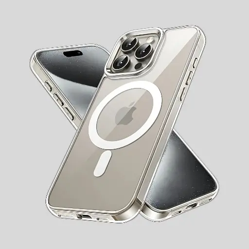 [AV-CVR-IP15P] Magfit Cover – iPhone 15 Pro, MagSafe, Shockproof Transparent Case