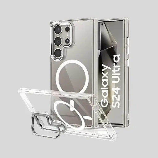 [AV-CVR-SAMS24U] Magfit Cover – Samsung S24 Ultra, MagSafe, Shockproof Transparent Case