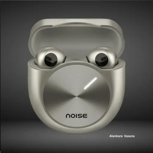 [AV-EAR-NOISE-(TINM)] Noise Master Buds – 49dB ANC, Spatial Audio, 44H Playtime (Titanium)